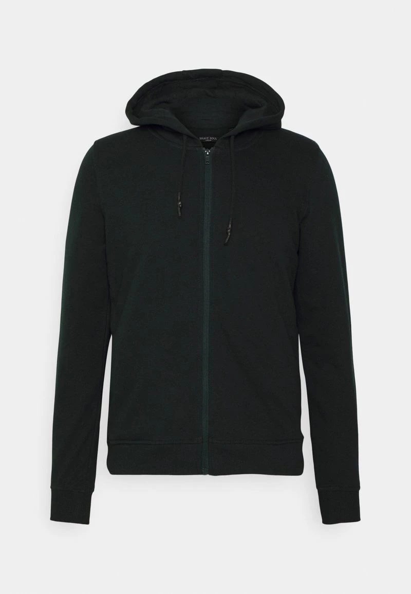 Comprar 💯 Brave Soul Sudadera Con Cremallera - Bottle Green, Hombre 🌟