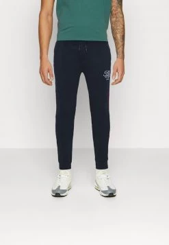 Nuevo 🔥 Brave Soul MEGARA - Pantalones Deportivos - Navy/white, Hombre 🛒