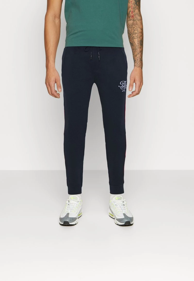 Nuevo 🔥 Brave Soul MEGARA - Pantalones Deportivos - Navy/white, Hombre 🛒