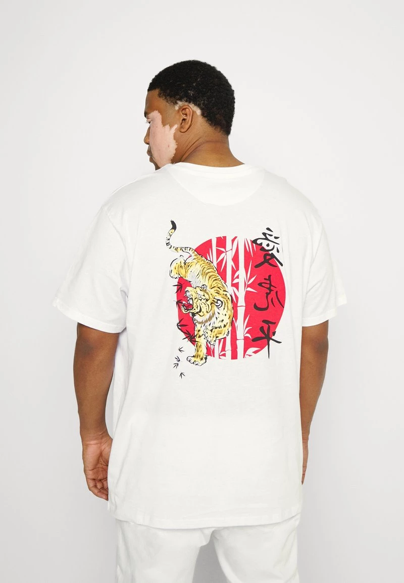 Descuento 😉 Brave Soul Camiseta Estampada - White, Hombre 🔥 - Imagen 3