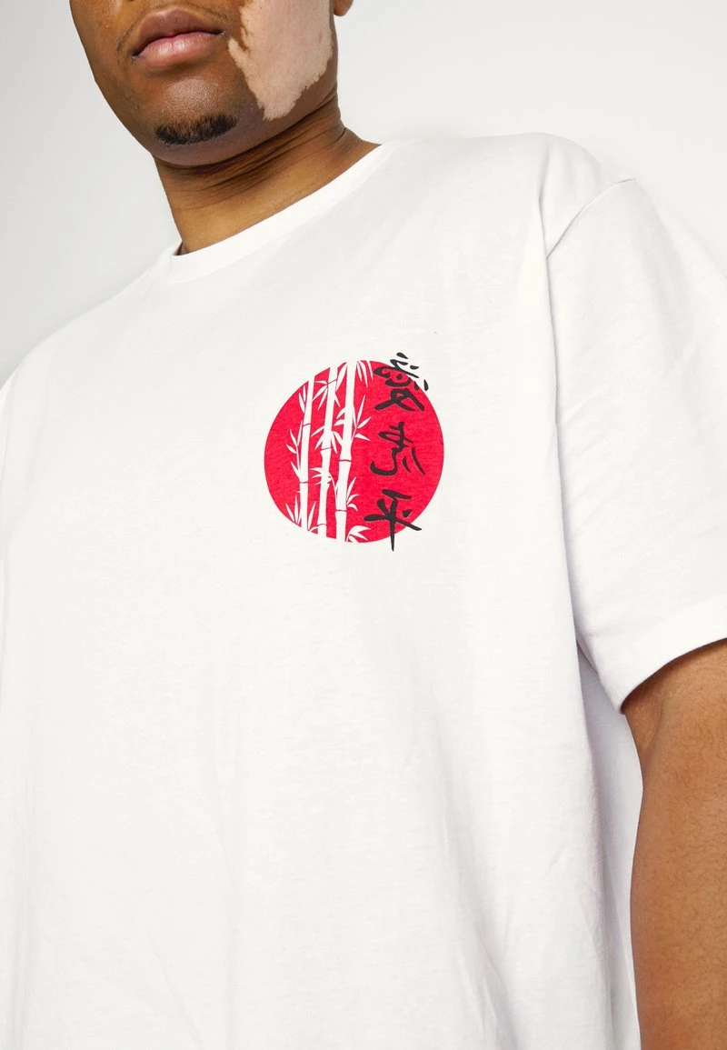 Descuento 😉 Brave Soul Camiseta Estampada - White, Hombre 🔥 - Imagen 4