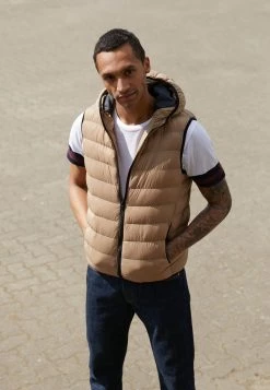 Descuento 🤩 Brave Soul BLACKBURNSTN - Chaleco - Stone, Hombre 👍