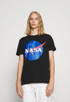 Mejor trato 😀 Brave Soul ALRIN - Camiseta Estampada - Jet Black, Hombre ⭐