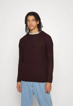 Barato 💯 Brave Soul Jersey De Punto - Oxblood, Hombre 🛒