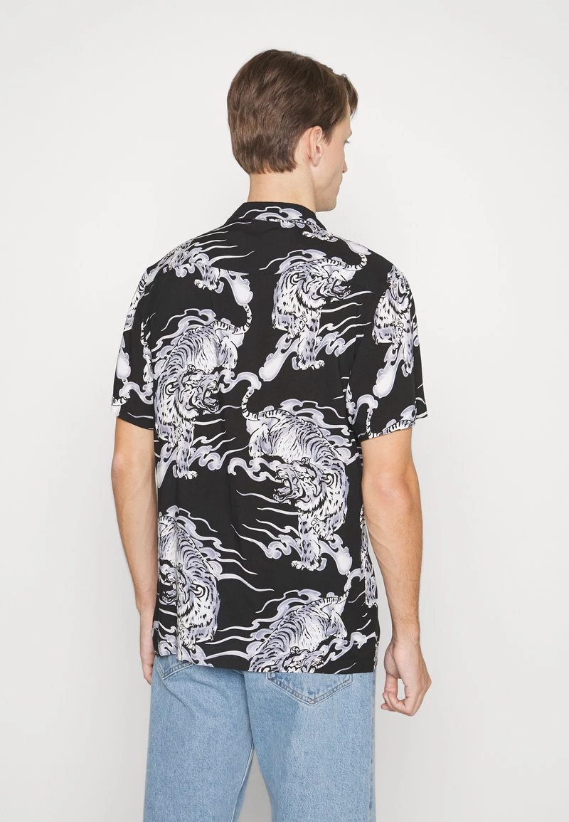 ofertas 💯 Brave Soul Camisa - Jet Black, Hombre ❤️ - Imagen 5