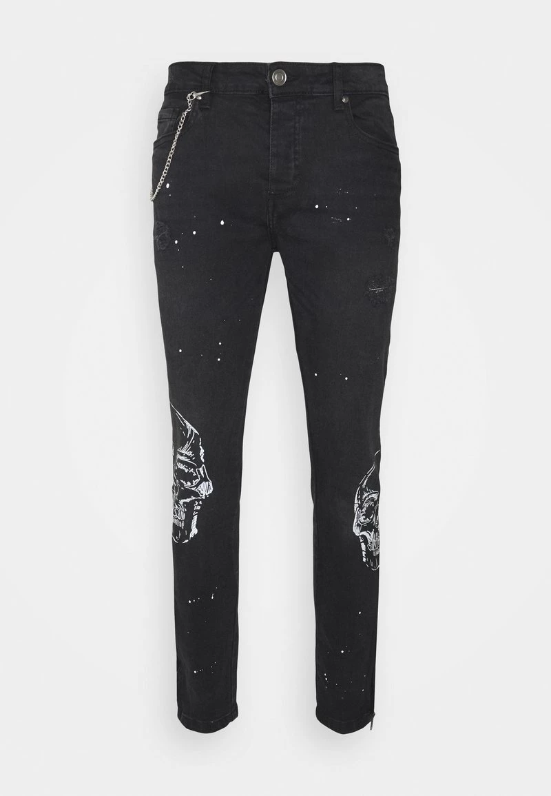 Las mejores reseñas de 😀 Brave Soul SKULL - Vaqueros Pitillo - Charcoal, Hombre ❤️ - Imagen 6