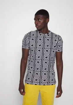 Venta al por mayor 🔥 Brave Soul Camiseta Estampada - Jet Black/optic White, Hombre 🔔