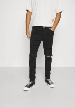 Mejor trato 😉 Brave Soul RUBINCMO - Vaqueros Pitillo - Charcoal, Hombre 😍