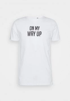 Para estrenar 🎁 Brave Soul WAY - Camiseta Estampada - White/black, Hombre 🎉