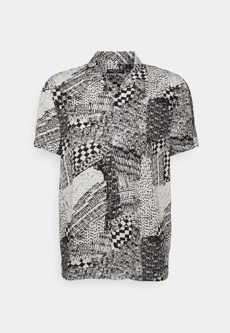 Cupón 💯 Brave Soul Camisa - White/black, Hombre ✔️ - Imagen 5