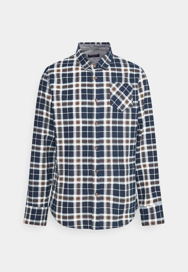 Cupón 🛒 Brave Soul REVEREND - Camisa - Navy, Hombre ❤️ - Imagen 5