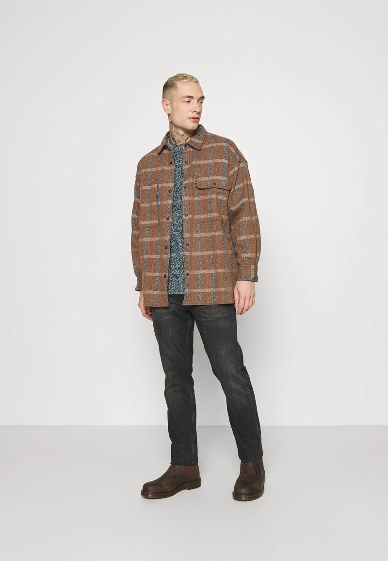 Mejor precio 🤩 Brave Soul WINTHORP - Jersey De Punto - Ocean Blue/ Vintage White/ French Navy Twist, Hombre ⭐ - Imagen 2