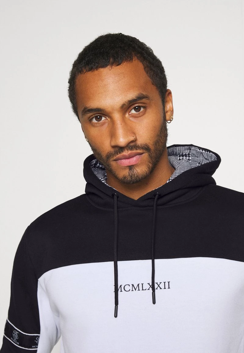 Venta express ❤️ Brave Soul FULHAM - Jersey Con Capucha - Jet Black / Optic White, Hombre ⌛ - Imagen 5