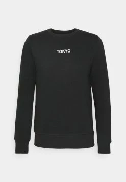 Barato ✨ Brave Soul TOWN - Sudadera - Jet Black, Hombre 🎉