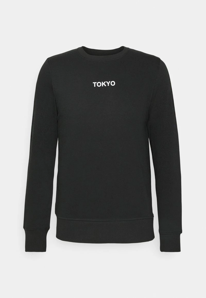 Barato ✨ Brave Soul TOWN - Sudadera - Jet Black, Hombre 🎉