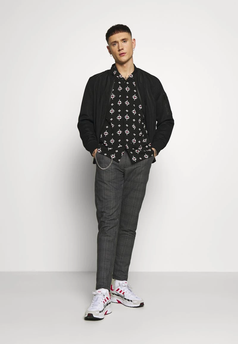 Mejor precio ✔️ Brave Soul Camisa - Black/multi, Hombre ⭐ - Imagen 2