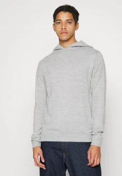 Venta al por mayor 💯 Brave Soul SANCHO - Jersey De Punto - Light Grey Marl, Hombre ✨