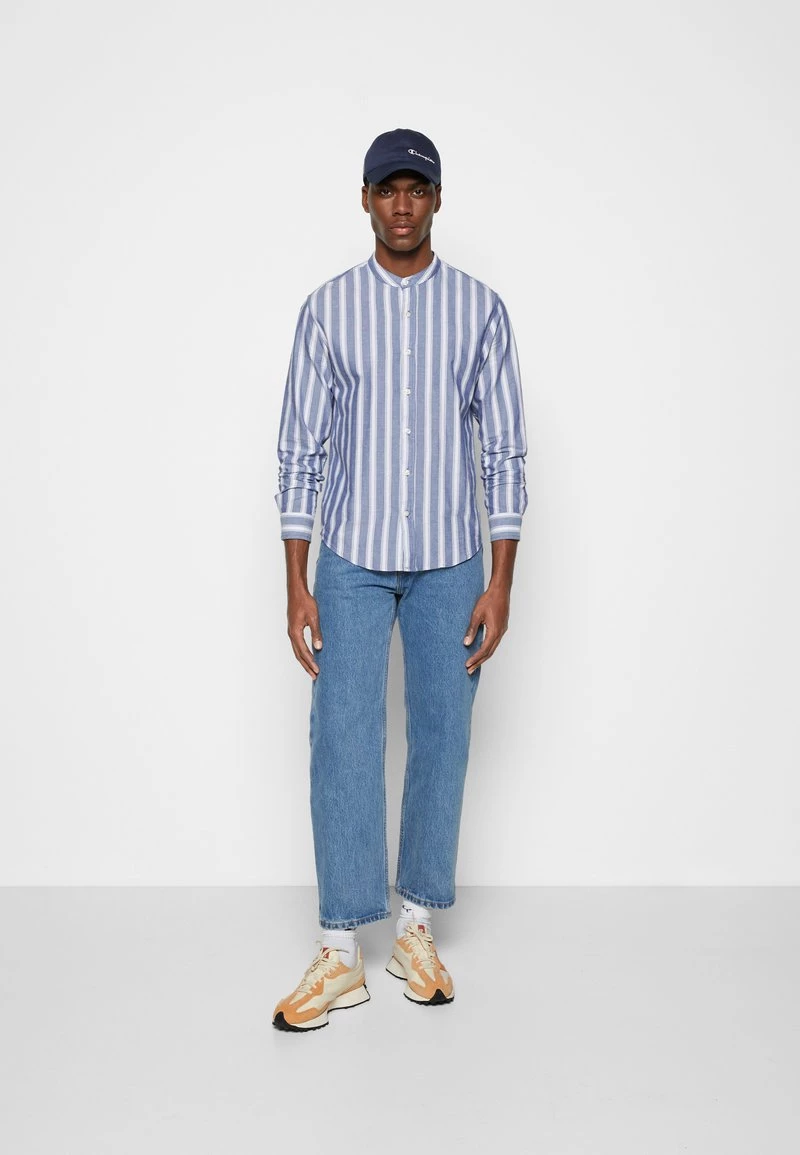 Nuevo 👍 Brave Soul RAFFAEL - Camisa - Optic White/light Blue, Hombre 😀 - Imagen 2