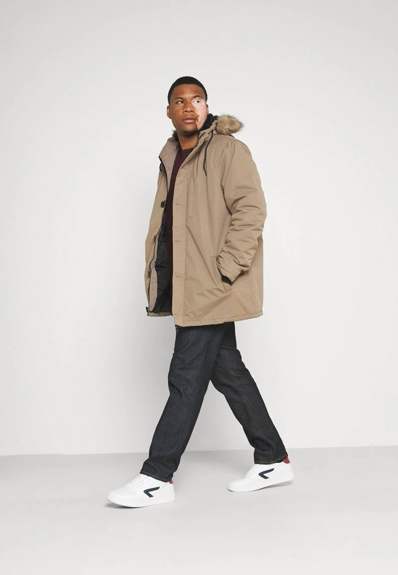 Barato ⌛ Brave Soul Abrigo De Invierno - Stone, Hombre 🎁 - Imagen 2