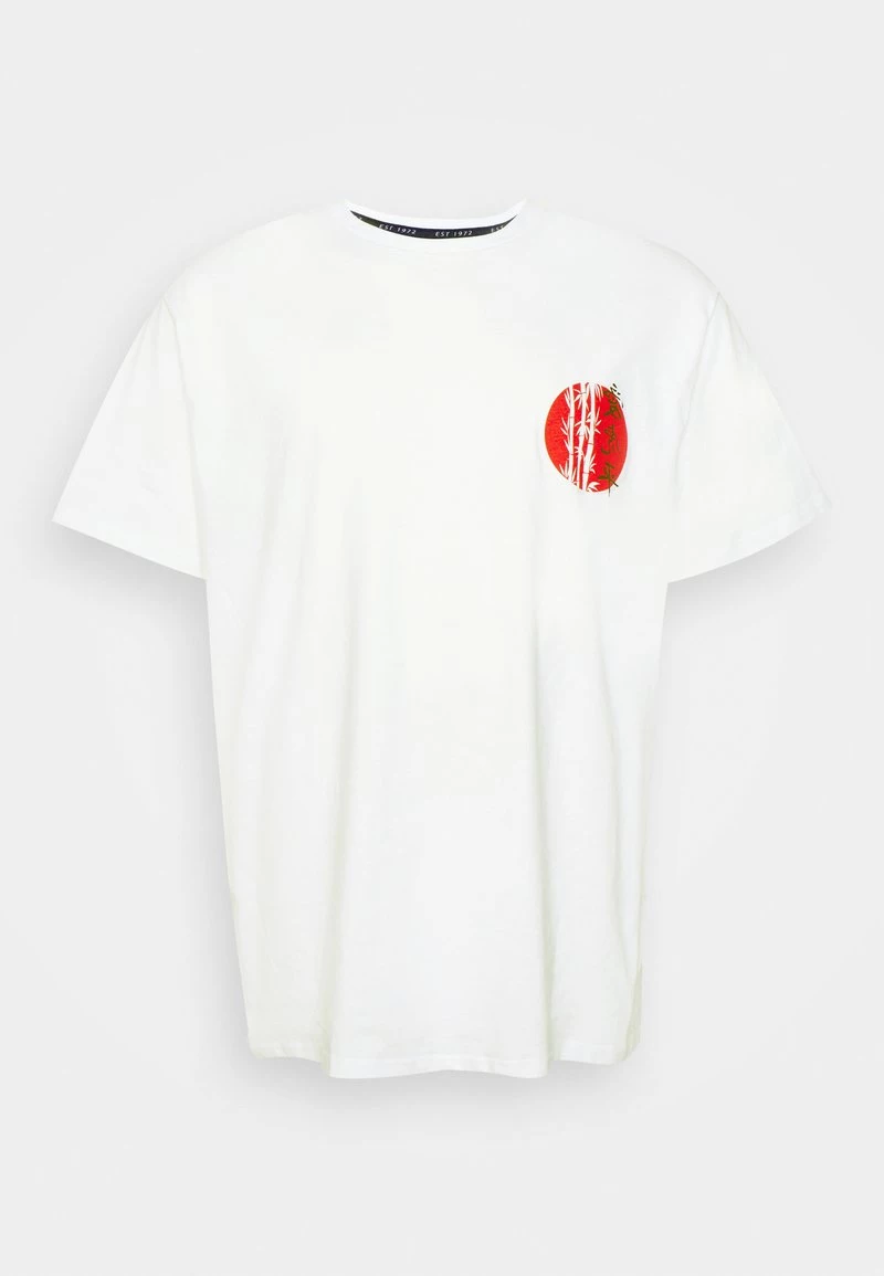 Descuento 😉 Brave Soul Camiseta Estampada - White, Hombre 🔥 - Imagen 5