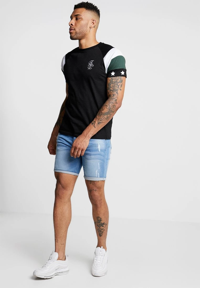 10 mejores 👏 Brave Soul STAR - Camiseta Estampada - Black Combo, Hombre ❤️ - Imagen 2