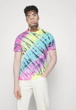 Venta al por mayor 💯 Brave Soul SHERB - Camiseta Estampada - Yellow/green/turq/pink, Hombre 💯