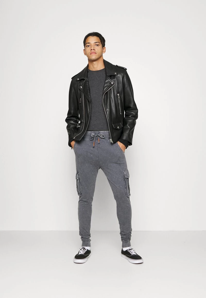 Barato 🧨 Brave Soul ACID - Pantalones Deportivos - Grey Acid Wash, Hombre 💯 - Imagen 2