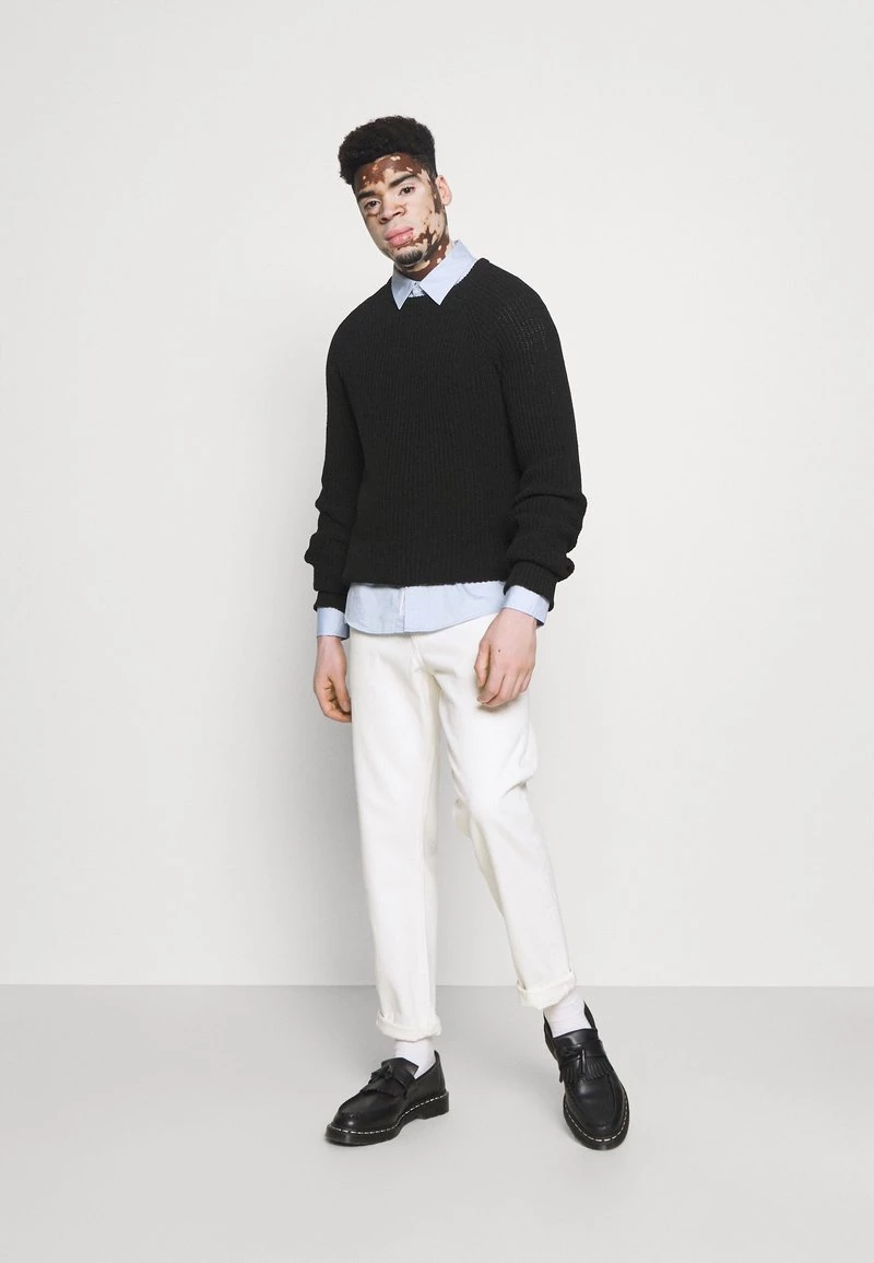 Presupuesto 👏 Brave Soul Jersey De Punto - Black, Hombre ⭐ - Imagen 2