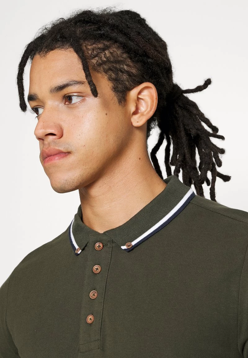 Toma de corriente 🎉 Brave Soul KENNEDY - Camiseta De Manga Larga - Dark Khaki/ecru/dark Navy, Hombre 🤩 - Imagen 6