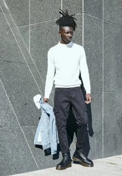 Promoción 🤩 Brave Soul TURTLE - Jersey De Punto - Vintage White, Hombre 👍