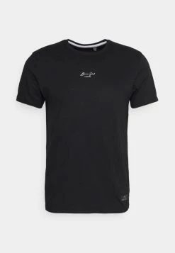 Para estrenar 🤩 Brave Soul Camiseta Estampada - Jet Black/optic White, Hombre 🌟