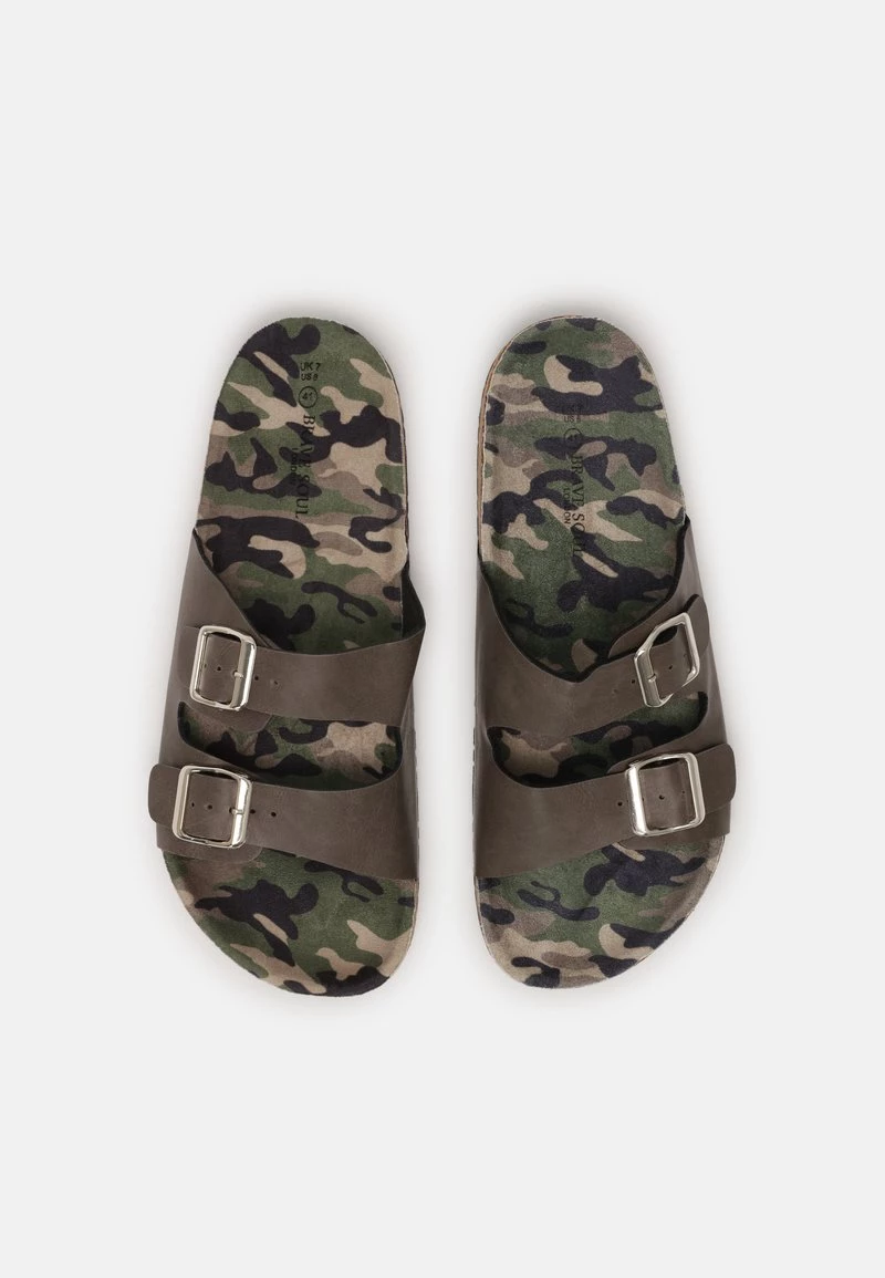 Mejor precio 🥰 Brave Soul OHIO - 🩴 Sandalias Planas - Brown, Hombre 🎉 - Imagen 4