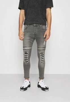 Mejor trato 🎉 Brave Soul BELIZE - Vaqueros Pitillo - Grey, Hombre 😍