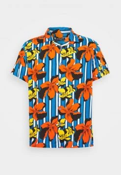 Venta al por mayor 🌟 Brave Soul KAHLO - Camisa - Bright Blue / Jet Black / Optic White/ Multi Colour, Hombre 💯