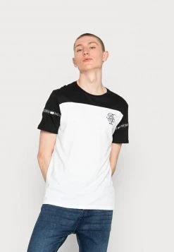 Toma de corriente ✨ Brave Soul EVOLVE - Camiseta Estampada - Jet Black/optic White, Hombre 🤩