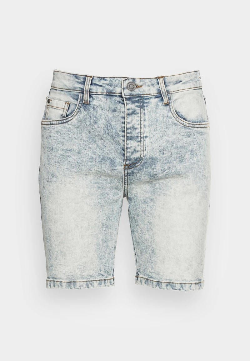 Toma de corriente ✔️ Brave Soul Shorts Vaqueros - Blue Acid Wash, Hombre ✔️ - Imagen 4