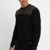 Cupón 🥰 Brave Soul HERMES - Jersey De Punto - Black/khaki, Hombre 🛒