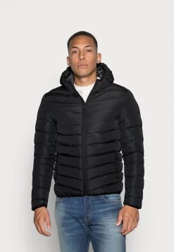 Toma de corriente 🥰 Brave Soul MJK GRANTPLAIN - Chaqueta De Invierno - Black, Hombre 🔔