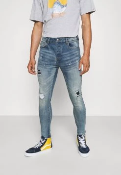 Comprar 🔥 Brave Soul MJN-REYNOLDS - Vaqueros Pitillo - Light Blue Denim, Hombre 🧨