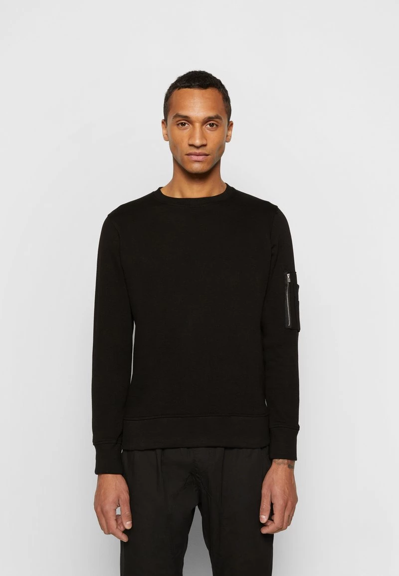 mejor venta 👍 Brave Soul Sudadera - Jet Black, Hombre ✔️ - Imagen 3