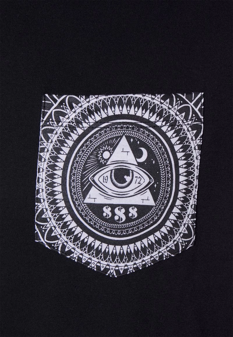 mejor venta 👏 Brave Soul Camiseta Estampada - Black/white, Hombre ❤️ - Imagen 3