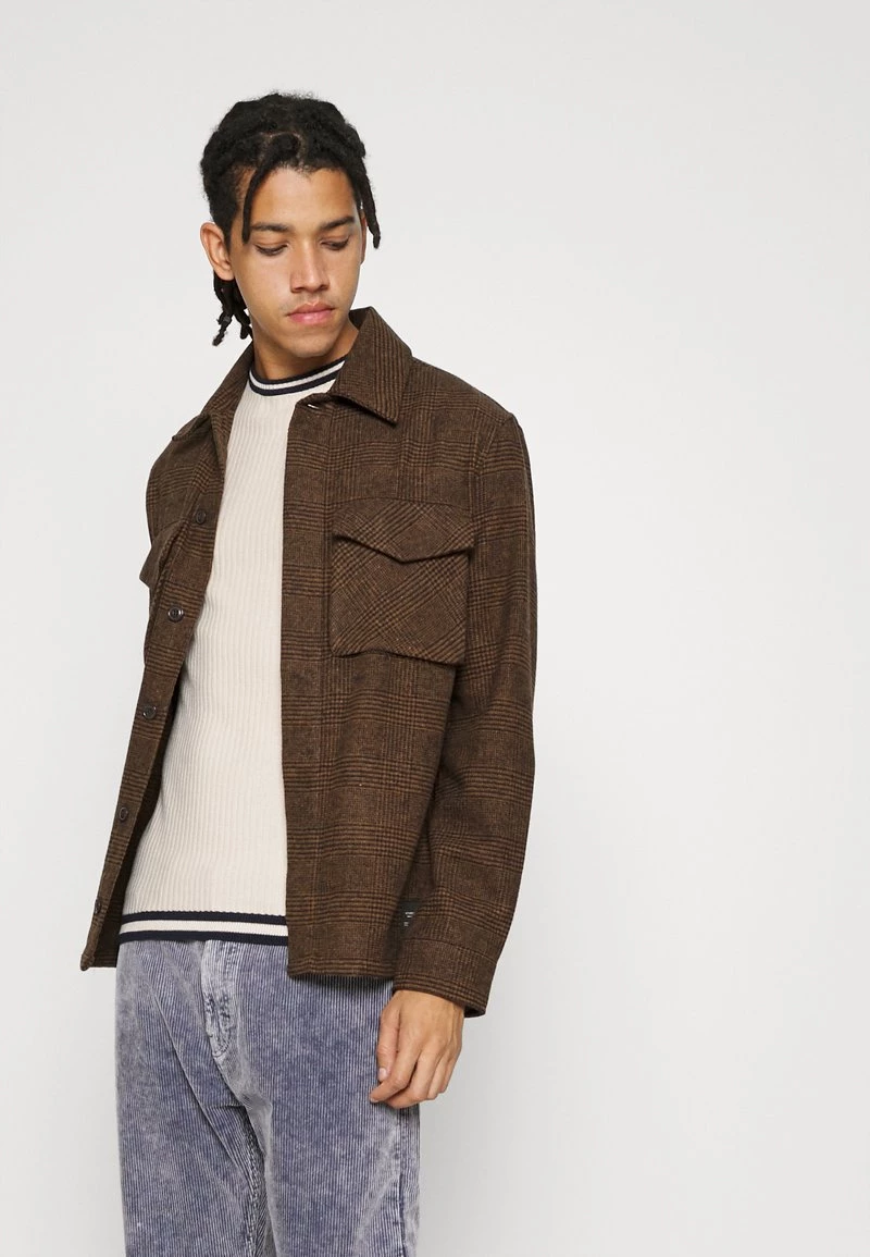 Gran venta 🧨 Brave Soul Jersey De Punto - Oatmeal/french Navy, Hombre ✨ - Imagen 4