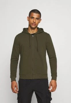 Venta express 🎉 Brave Soul VICTOR5 - Sudadera Con Cremallera - Mid Khaki, Hombre 💯