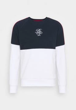 Descuento 👏 Brave Soul MEGARA - Sudadera - Rich Navy/optic White, Hombre 🎁