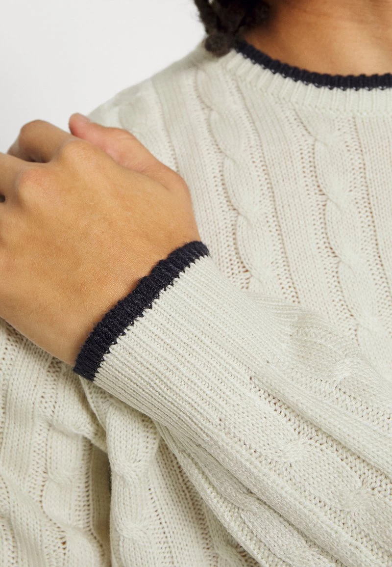 Las mejores reseñas de 🛒 Brave Soul CLIFF - Jersey De Punto - Oatmeal/ Midnight Navy, Hombre 🔔 - Imagen 5