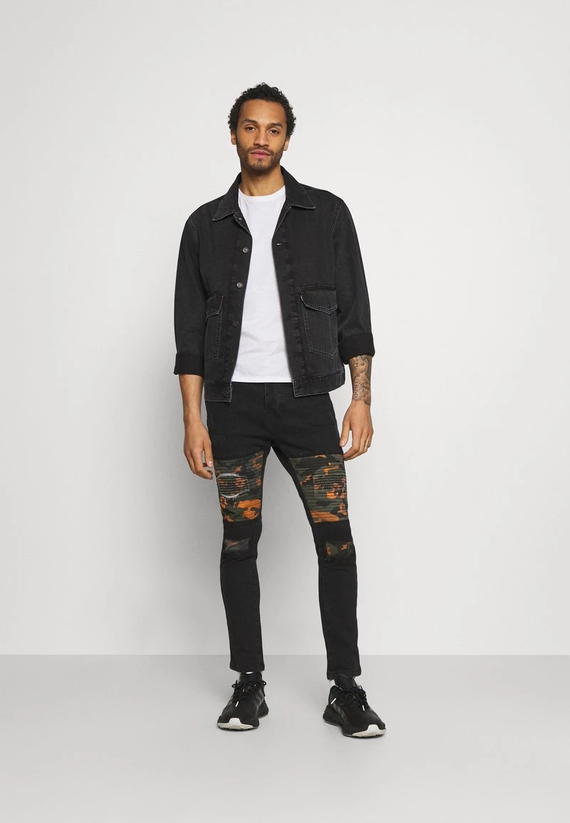 Promoción 👍 Brave Soul ROBBIN CAMOO - Vaqueros Pitillo - Charcoal Wash, Hombre 🔥 - Imagen 2