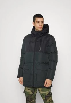Mejor precio 🤩 Brave Soul OAKWOOD - Parka - Black, Hombre 😉