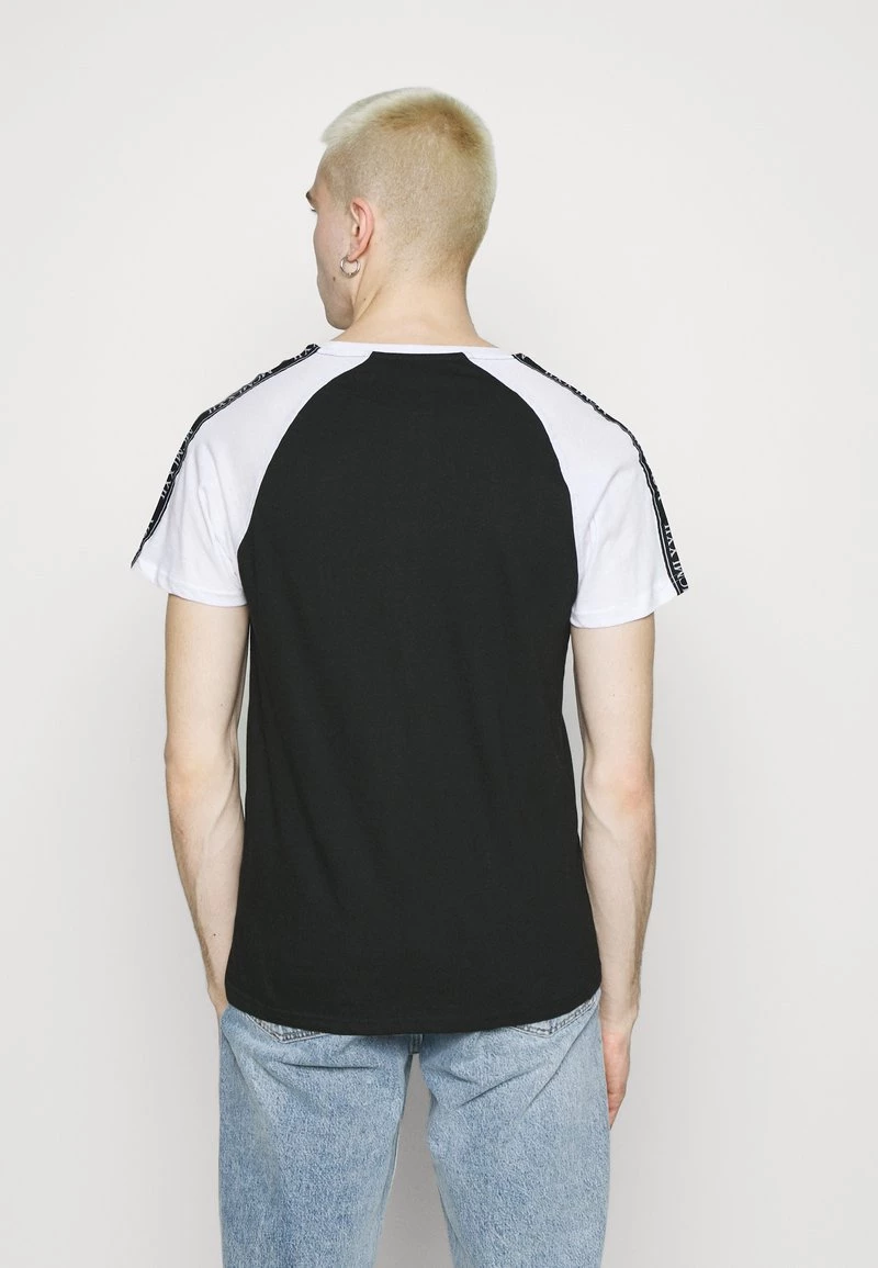 ofertas ⭐ Brave Soul PHINX - Camiseta Estampada - Jet Black, Hombre 😍 - Imagen 3