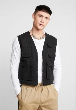 10 mejores ✔️ Brave Soul ZIPPED VEST - Chaleco - Black, Hombre 🤩