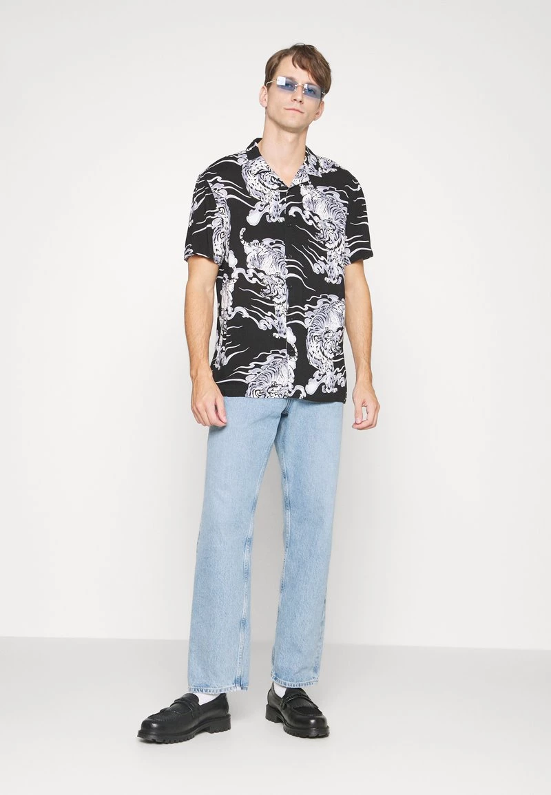 ofertas 💯 Brave Soul Camisa - Jet Black, Hombre ❤️ - Imagen 6